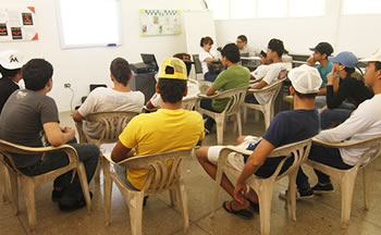 Taller para adolescentes privados de libertad