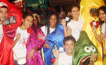 Voluntarios de StopVIH en el Operativo de Carnaval 2013