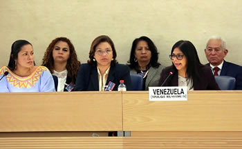 Delegación oficial de Venezuela en EPU de la ONU 2016