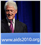 Bill Clinton, Conferencia Mundial de Sida, Viena 2010