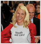 Princesa Heredera de Noruega, Conferencia Mundial de Sida, Viena 2010