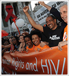 Marcha por los DD.HH., Conferencia Mundial de Sida, Viena 2010