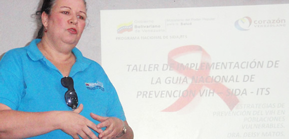 Deisy Matos, Jefa del Programa Nacional de Sida del Ministerio del Poder Popular para la Salud
