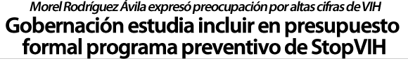 Morel Rodríguez expresó preocupción por altas cifras de VIH/Sida