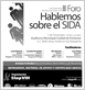 III foro "Hablemos sobre el Sida"