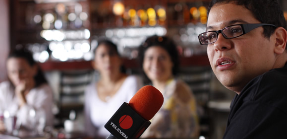 Jhonatan Rodríguez, Presidente, StopVIH. Rueda de Prensa