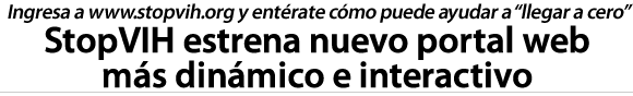 StopVIH estrena nuevo portal web