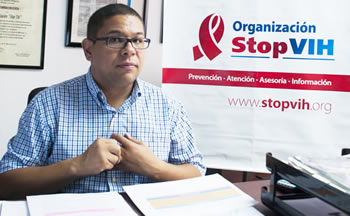 Jhonatan Rodríguez, presidente de StopVIH